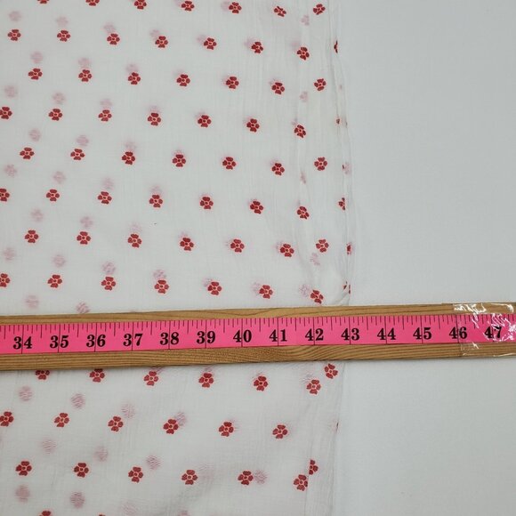 Zac & Rachel Woman 3X White Red Floral Print Open Front Boho Kimono Cardigan - Picture 13 of 15